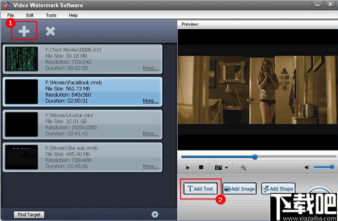 Aoao Video Watermark Pro下载,水印添加,视频水印