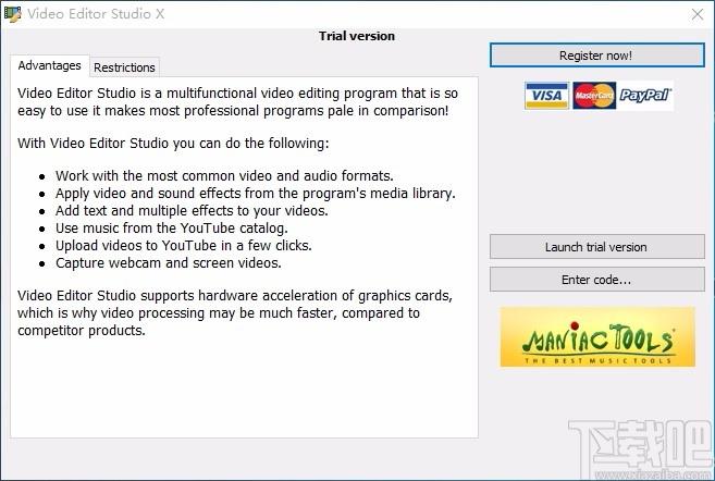 Video Editor Studio下载,视频编辑软件,视频编辑