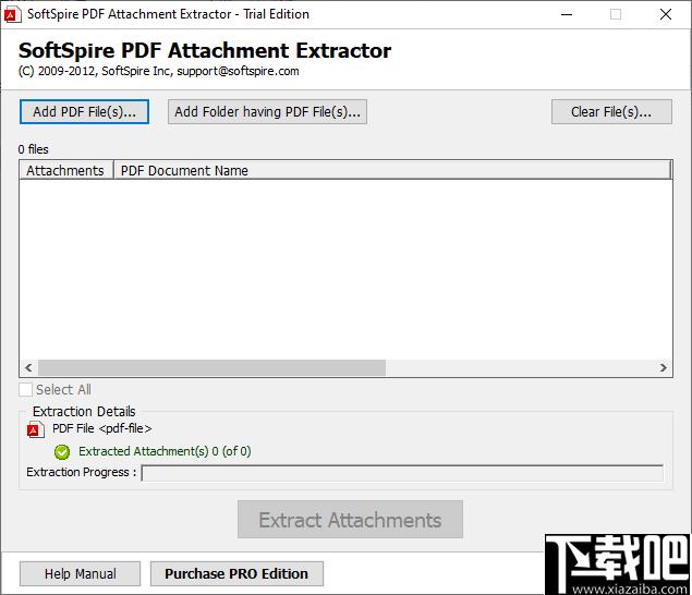 SoftSpire pdf Attachment Extractor下载,PDF提取,PDF软件