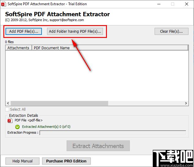 SoftSpire pdf Attachment Extractor下载,PDF提取,PDF软件